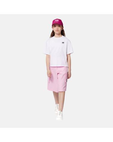 T-SHIRT À MANCHES COURTES BLANC DKNY - D6231110P BLANCO