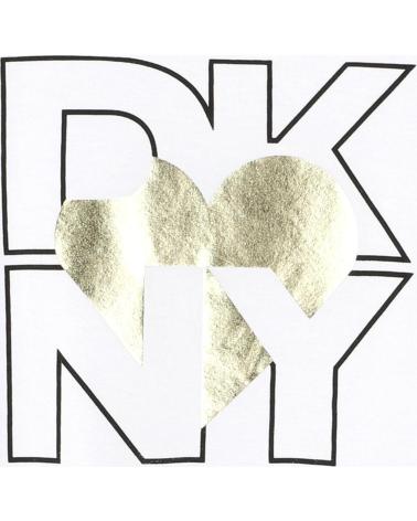 DKNY T-SHIRT COTONE MANICA CORTA GIALLA D62305560 AMARILLO