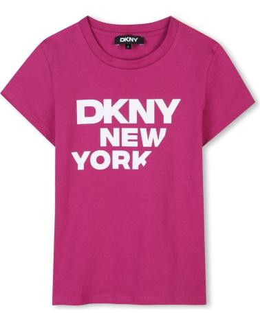 T-SHIRT MANCHES COURTES ROSE DKNY D62304469 ROSA