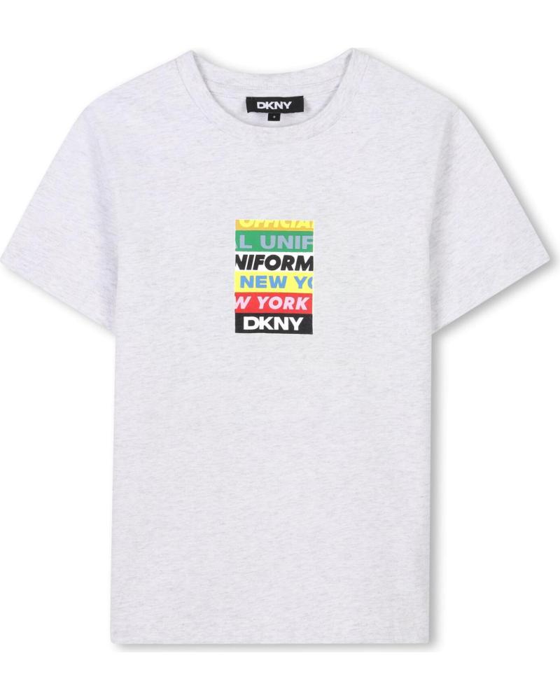 Accueil-DKNY---D62302A10---CAMISETA-DE-MANGA-CORTA---NINO-GRIS