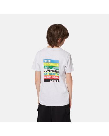 Accueil-DKNY---D62302A10---CAMISETA-DE-MANGA-CORTA---NINO-GRIS