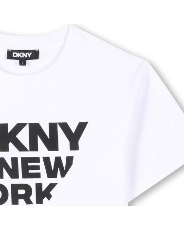 DKNY - D6229910P - CAMISETA DE MANGA CORTA - UNISEX NINOS BLANCO