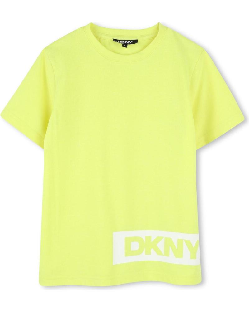 DKNY CAMISETA MANGA CORTA EN COLOR AMARILLO