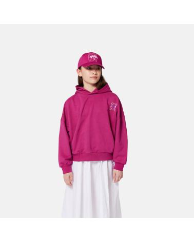 FELPA DKNY CON INCHIOSTRO BRILLANTE D62282469 ROSA ROSA