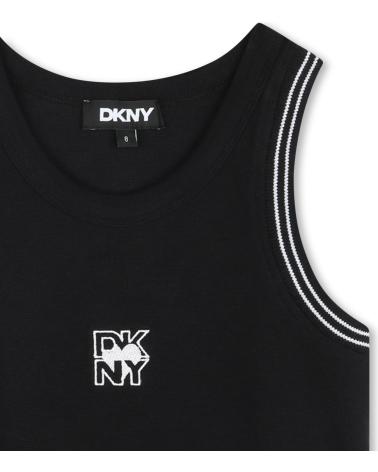 Home-DKNY---D6226309B---CAMISETA-DE-CANALE-CON-BORDADO---NINA-NEGRO