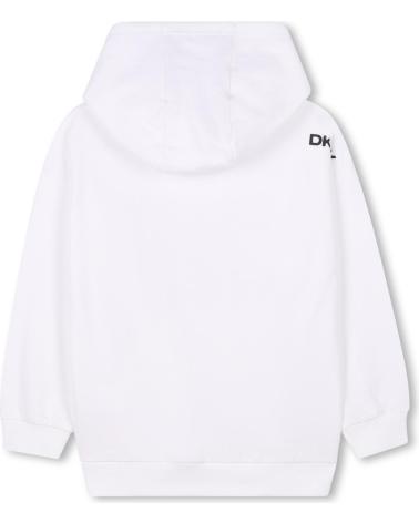 Home-DKNY---D6224810P---SUDADERA-CON-ESTAMPADO-EN-RELIEVE---UNISEX-NIN-BLANCO