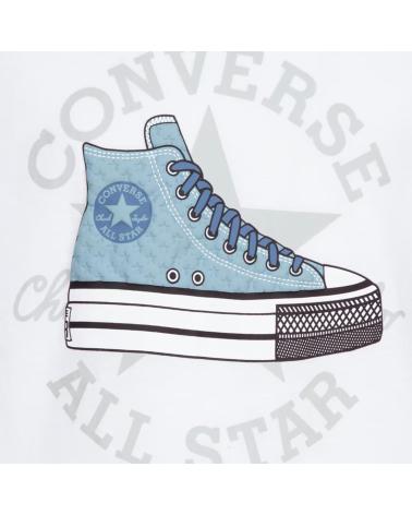 CONVERSE CAMISETA MANGA CORTA EN COLOR BLANCO