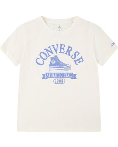 CONVERSE CAMISETA MANGA CORTA EN COLOR BLANCO