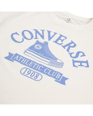 CONVERSE CAMISETA MANGA CORTA EN COLOR BLANCO