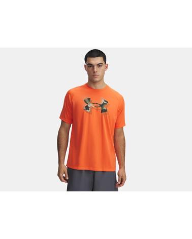 UNDER ARMOUR CAMISETA MANGA CORTA EN COLOR NARANJA
