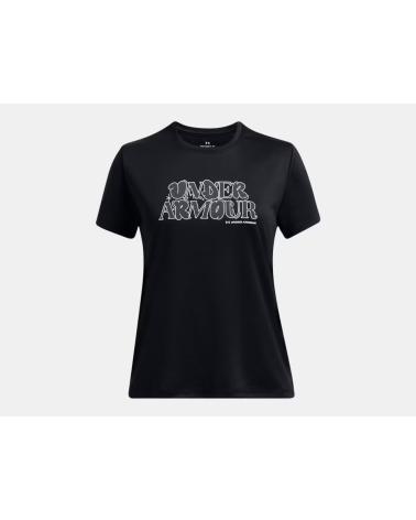 UNDER ARMOUR CAMISETA MANGA CORTA EN COLOR NEGRO