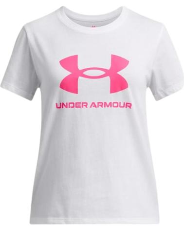 UNDER ARMOUR CAMISETA MANGA CORTA EN COLOR BLANCO