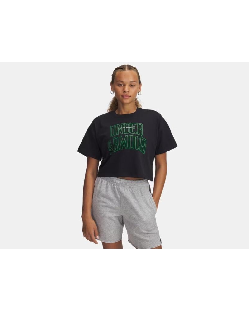 UNDER ARMOUR CAMISETA MANGA CORTA EN COLOR NEGRO