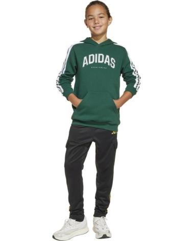 FELPA CON CAPPUCCIO ADIDAS CODES COLLEGIATE GRAPHIC JM7358 VERDE VERDE