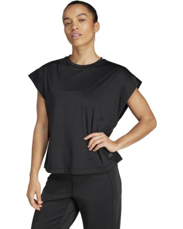 Startseite-ADIDAS---YOGA-JL7800---CAMISETA-DE-MANGA-CORTA---MUJER-NEGRO