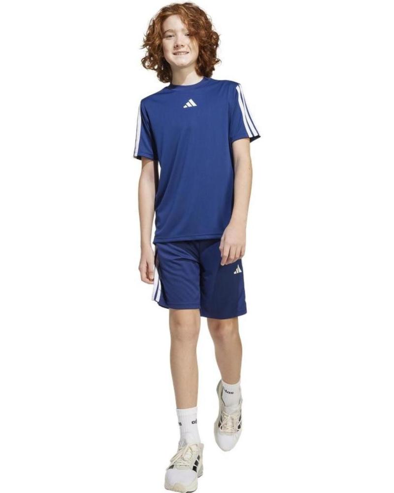 Início-ADIDAS---TRAIN-ESSENTIALS-3-BANDAS-JJ1040---PANTALONES-CORTOS---UNI-AZUL