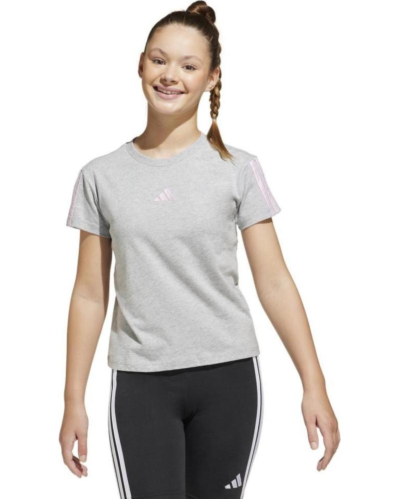 ADIDAS CAMISETA MANGA CORTA EN COLOR GRIS