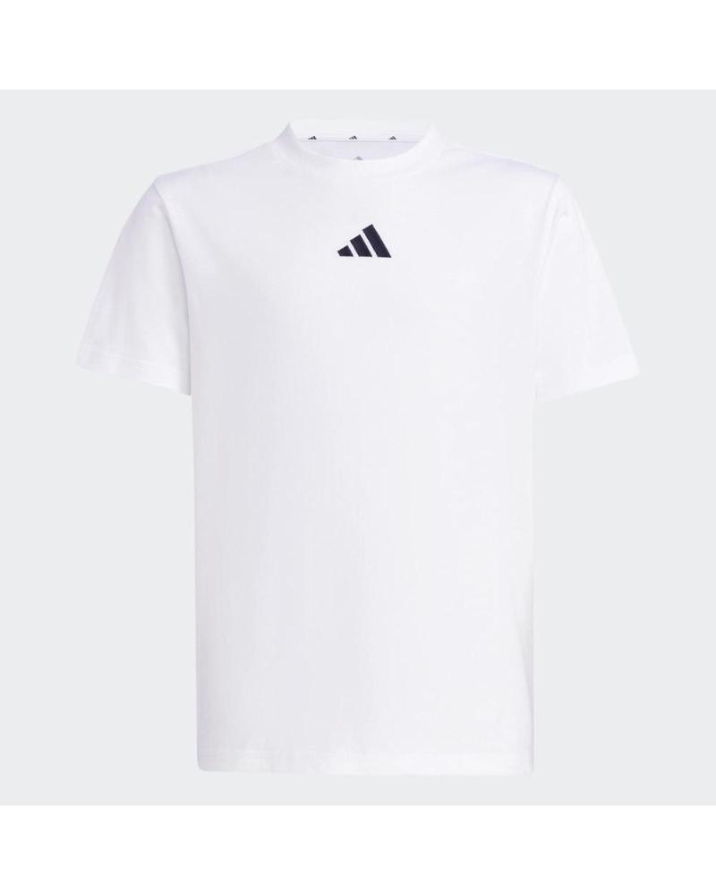 ADIDAS CAMISETA DE MANGA CORTA EN PARA NINOS UNISEX BLANCO ADIDAS CAMISETA DE MANGA CORTA EN PARA NINOS UNISEX BLANCO