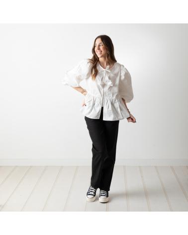 YERSE CAMISAS Y BLUSAS EN COLOR BLANCO