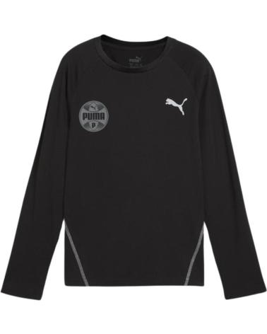 PUMA CAMISETA MANGA LARGA EN COLOR NEGRO