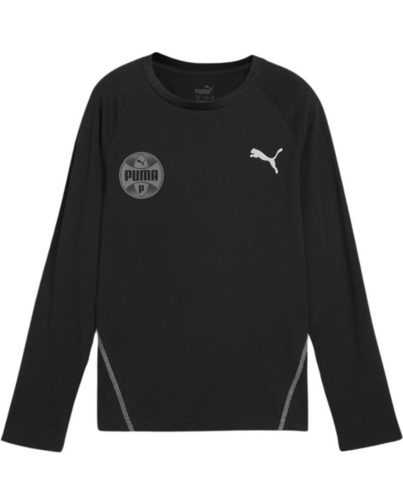 PUMA CAMISETA MANGA LARGA EN COLOR NEGRO
