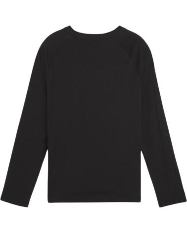 PUMA CAMISETA MANGA LARGA EN COLOR NEGRO