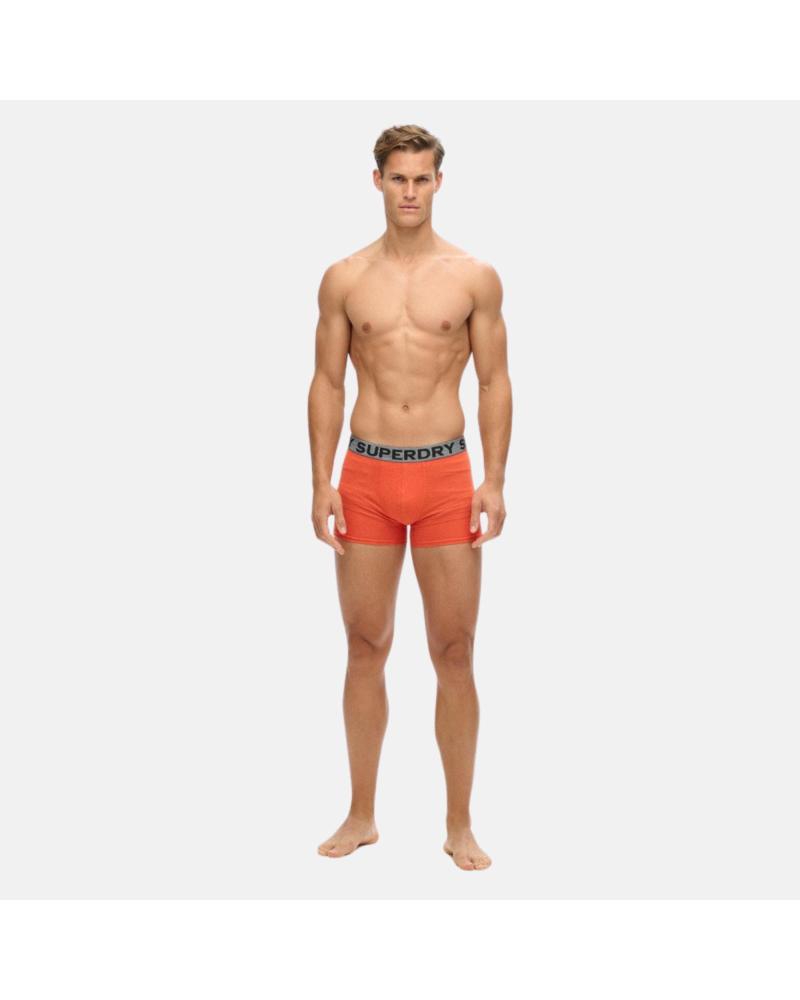 SUPERDRY CONFEZIONE DA 3 BOXER IN COTONE M3110452A13A NERO NEGRO