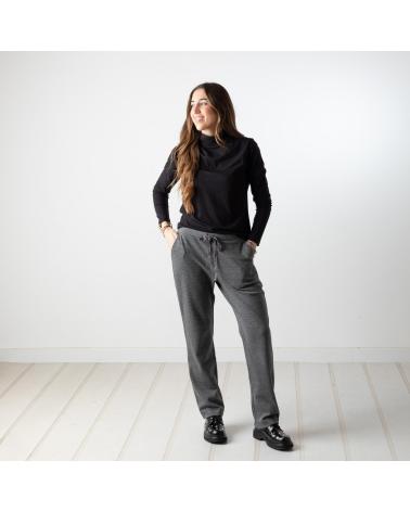 PANTALONI YERSE PIED-DE-POULE GRIGI - MODELLO 41395336 GRIS