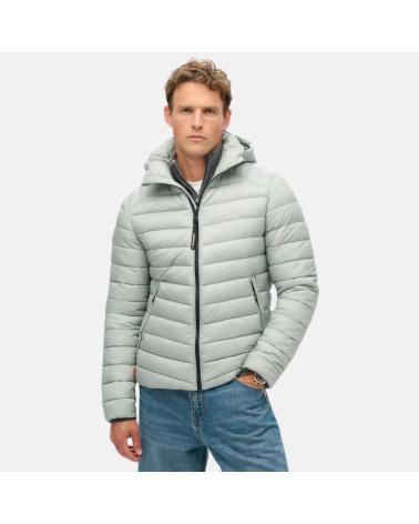 SUPERDRY ABRIGOS EN COLOR GRIS