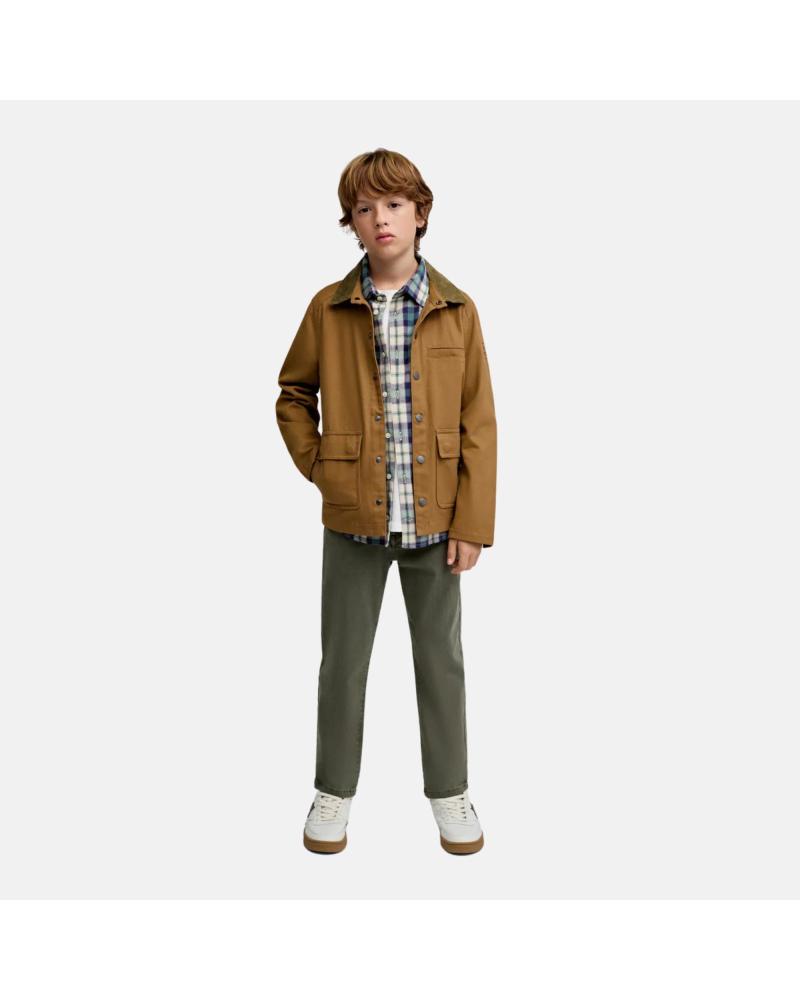 SCALPERS - 48794KHAKI – PANTALON REGULAR FIT CON CINCO BOLSILLOS - VERDE