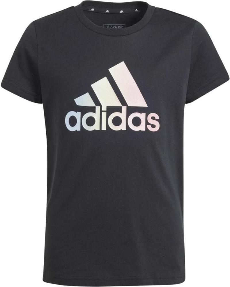 Accueil-ADIDAS---JH1242-–-CAMISETA-NEGRA-DE-MANGA-CORTA---NINA-NEGRO