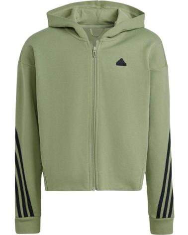 Início-ADIDAS---FUTURE-ICONS-3-BANDAS-IX3630---CHAQUETA-CON-CAPUCHA-VERDE