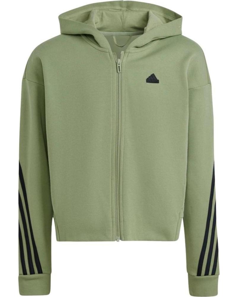 Início-ADIDAS---FUTURE-ICONS-3-BANDAS-IX3630---CHAQUETA-CON-CAPUCHA-VERDE