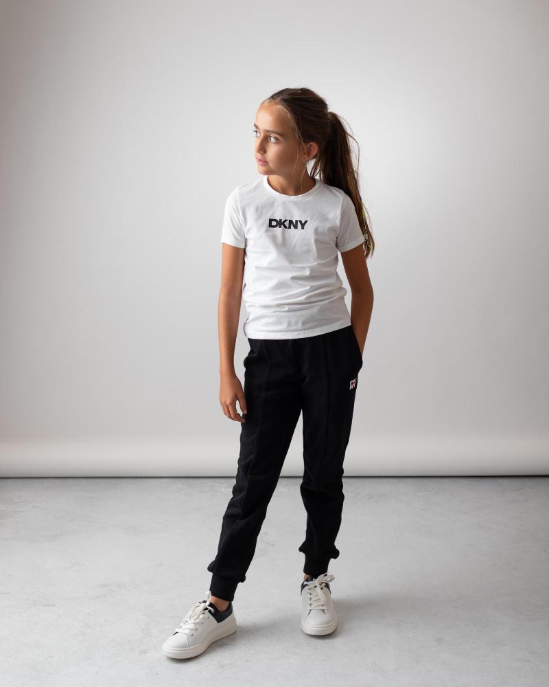 DKNY PANTALON LARGO EN PARA NINOS UNISEX NEGRO
