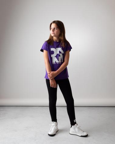 DKNY T-SHIRT D6203291C IN COTONE VIOLA MORADO