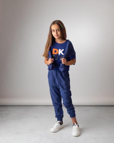 T-SHIRT DKNY MANCHES COURTES BLEU D60209823 AZUL