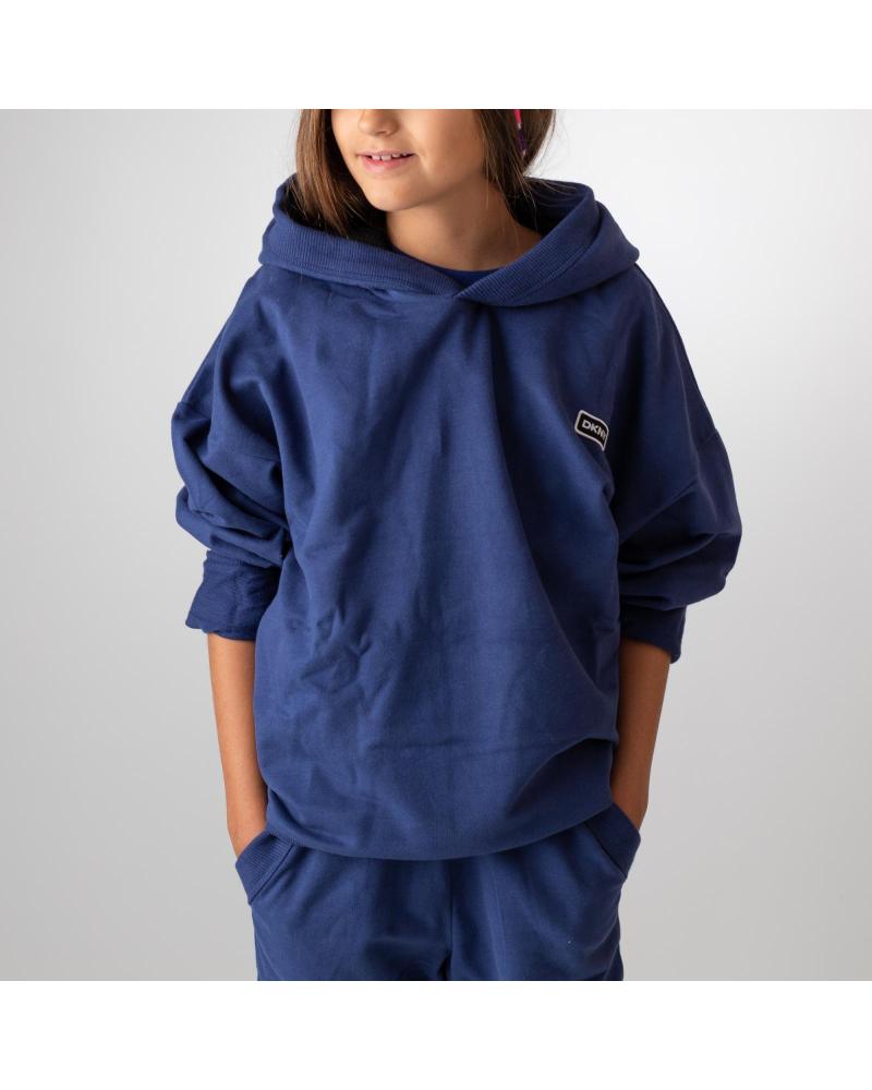 DKNY SUDADERA CON CAPUCHA EN PARA NINOS UNISEX AZUL