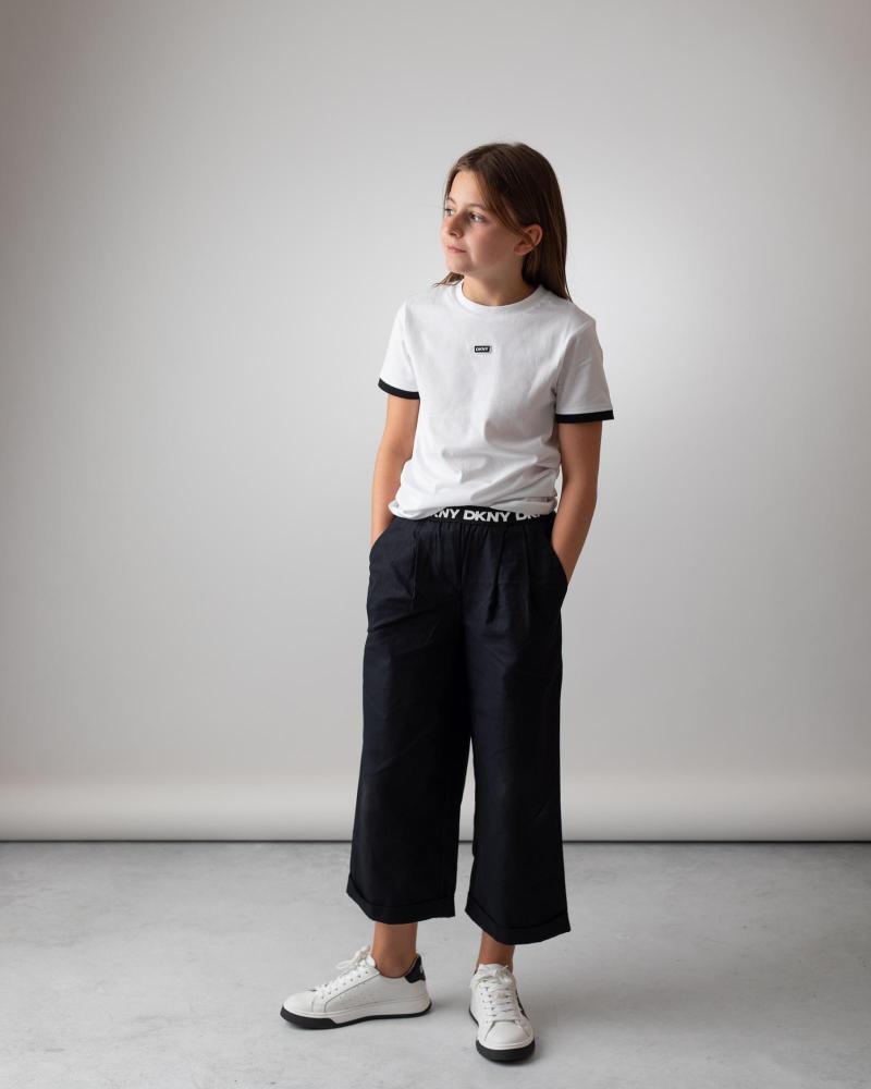 DKNY CAMISETA DE MANGA CORTA EN PARA NINOS UNISEX BLANCO
