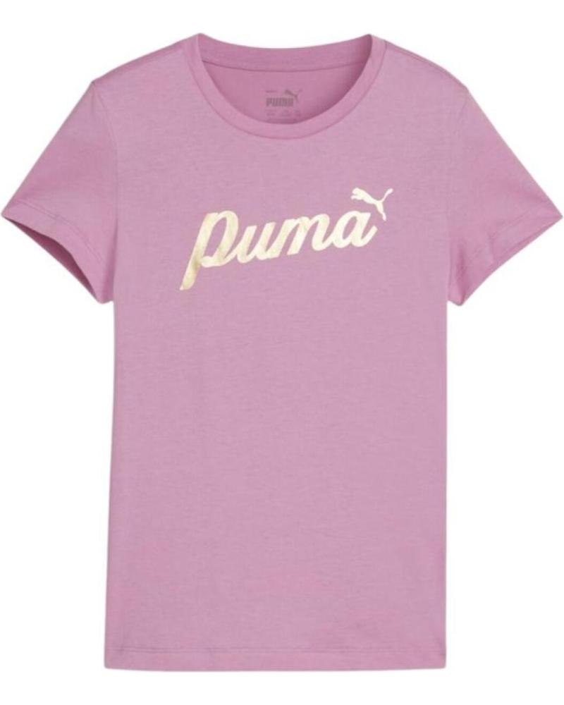 PUMA CAMISETA DE MANGA CORTA EN PARA NINAS ROSA