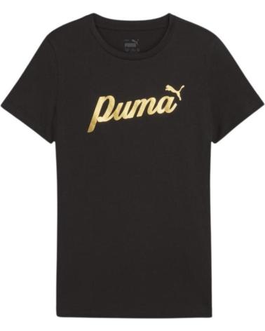 PUMA CAMISETA MANGA CORTA EN COLOR NEGRO