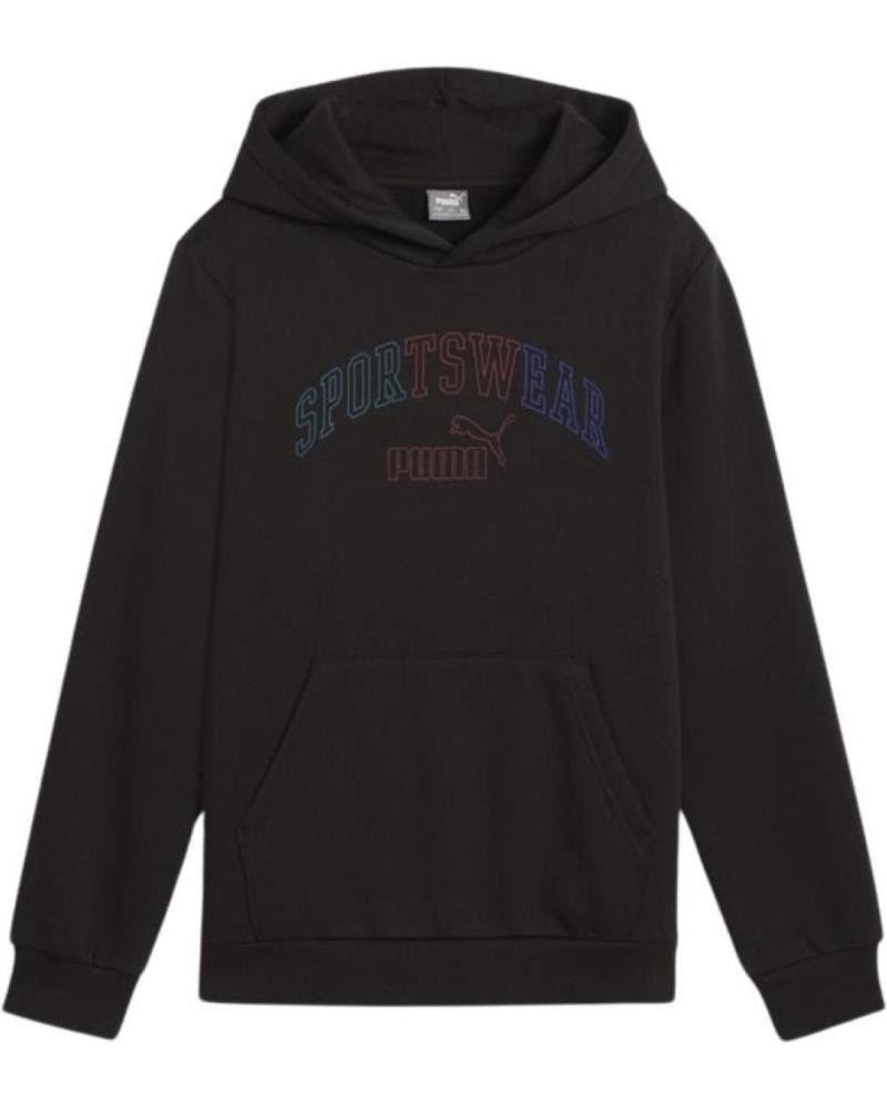 PUMA SUDADERAS EN COLOR NEGRO