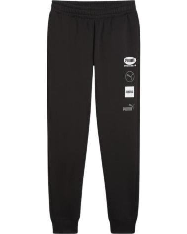 PUMA PANTALON CHANDAL EN COLOR NEGRO