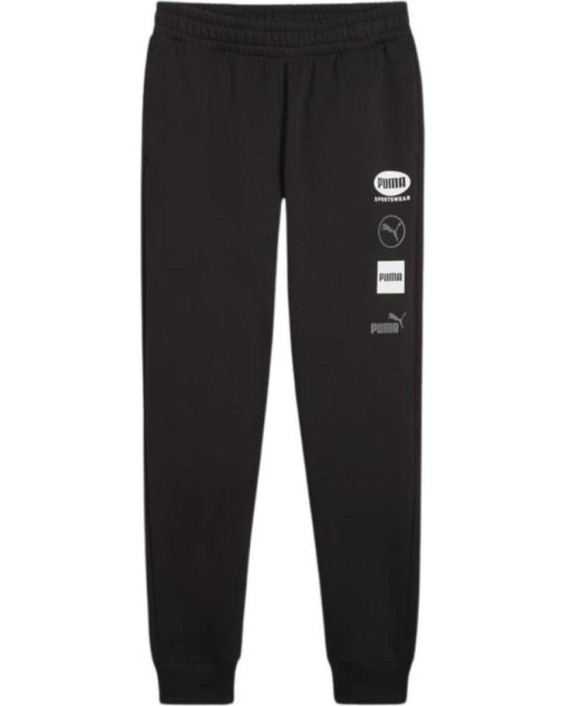 PUMA PANTALON CHANDAL EN COLOR NEGRO