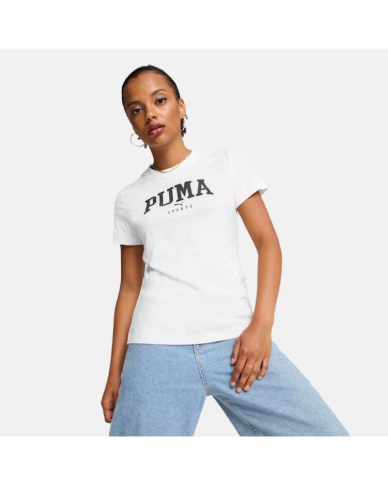 PUMA CAMISETA MANGA CORTA EN COLOR BLANCO