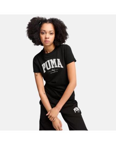 PUMA SQUAD GRAPHIC BLACK SHORT SLEEVE T-SHIRT 681537-01 NEGRO
