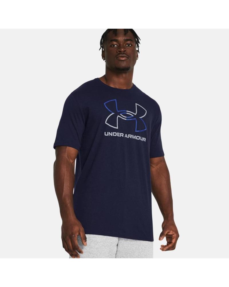 UNDER ARMOUR CAMISETA MANGA CORTA EN COLOR AZUL