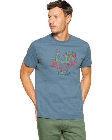 Accueil-SCOTTA---MOTO---CAMISETA-DE-MANGA-CORTA---HOMBRE-AZUL