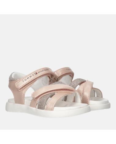 TOMMY HILFIGER SANDALEN MIT KLETTVERSCHLUSS T1A2-33236-0569302 ROSA ROSA