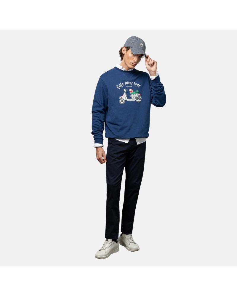 SCOTTA SUDADERAS EN COLOR AZUL