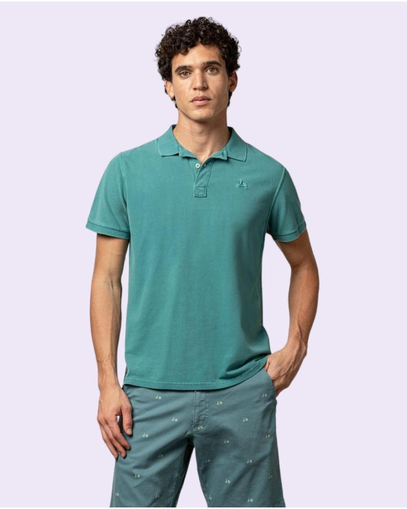 SCOTTA POLO DE MANGA CORTA EN PARA HOMBRE AZUL